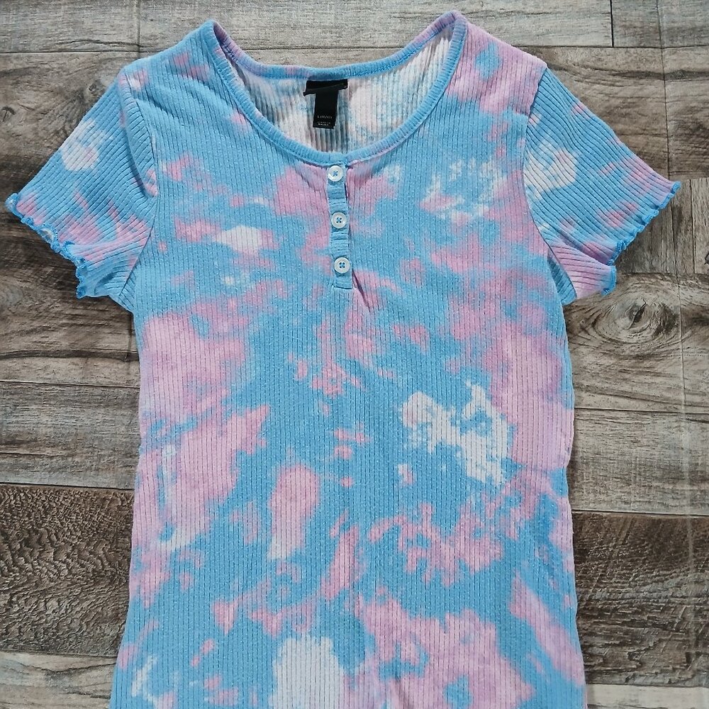 Art Class Short Sleeve Tie dye Girls size L 10-12